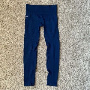 NUX Navy Stretchy Leggings